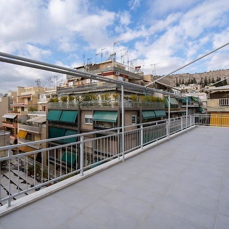 Athens Hideout Apt, Big Rooftop With City View Exterior photo