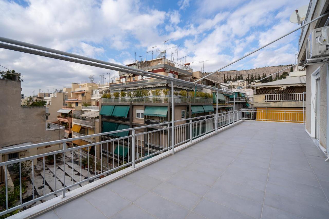 Athens Hideout Apt, Big Rooftop With City View Exterior photo