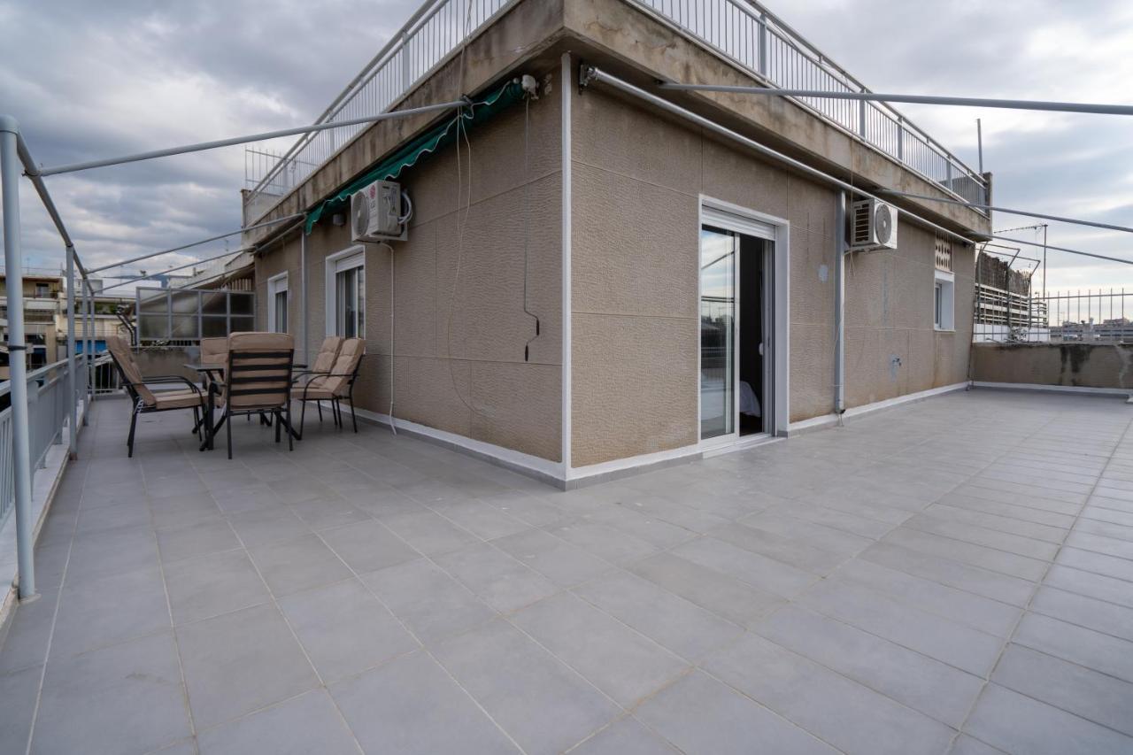 Athens Hideout Apt, Big Rooftop With City View Exterior photo