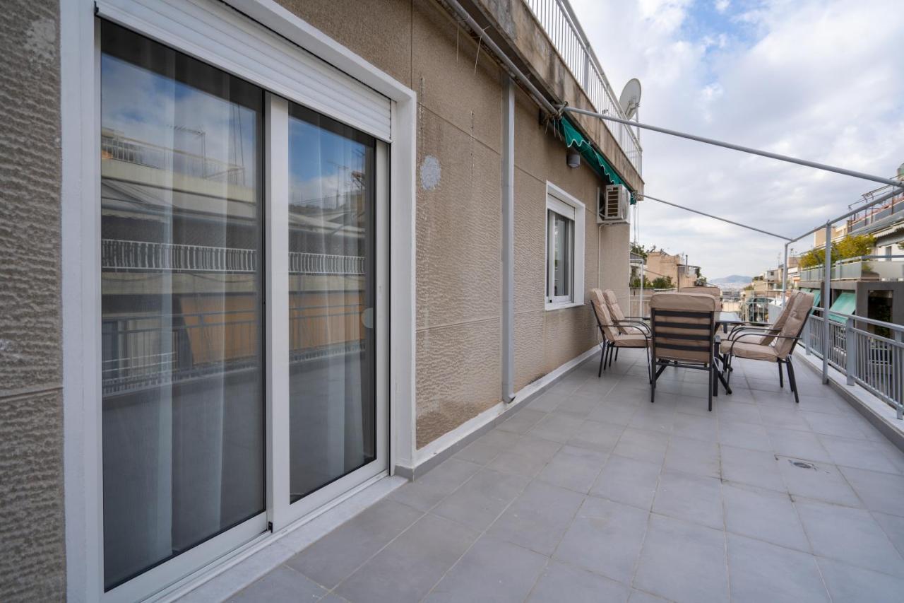 Athens Hideout Apt, Big Rooftop With City View Exterior photo