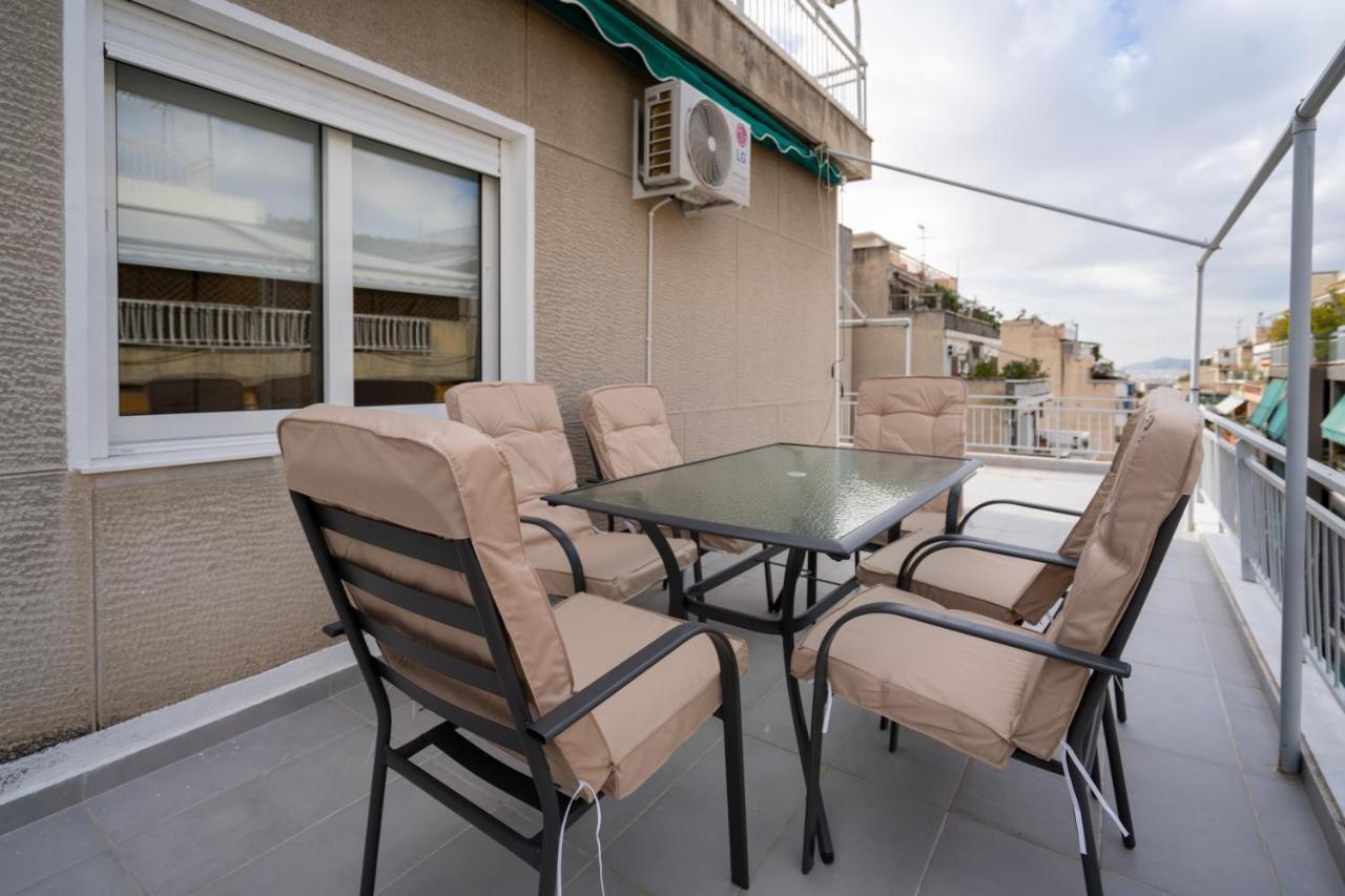 Athens Hideout Apt, Big Rooftop With City View Exterior photo