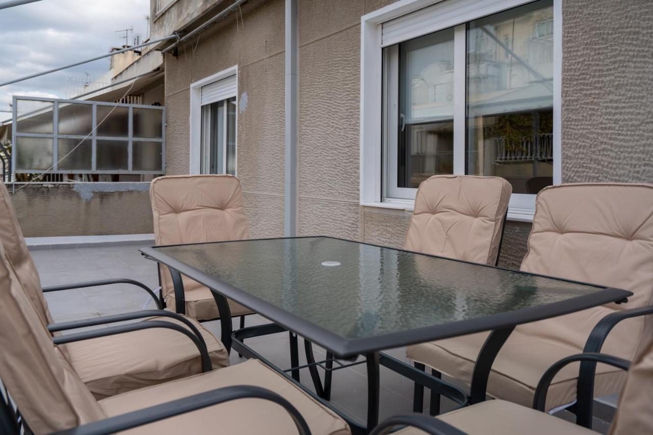 Athens Hideout Apt, Big Rooftop With City View Exterior photo